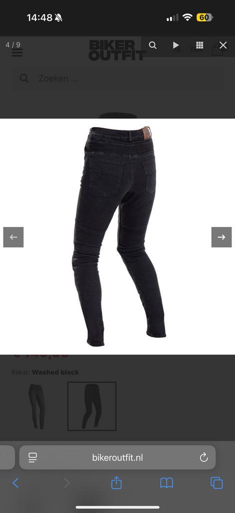NIEUW - Richa Tokyo jeans Lady W28, Motoren, Kleding | Motorkleding, Broek | textiel, Dames, Nieuw met kaartje, Ophalen