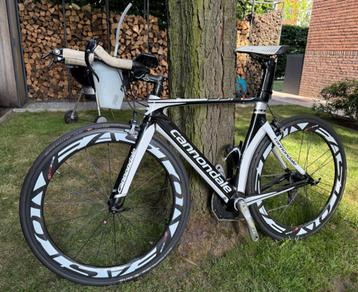 Cannondale Slice Tijdritfiets, Fietsen en Brommers, Fietsen | Racefietsen, 28 inch, Carbon, Heren, Zo goed als nieuw