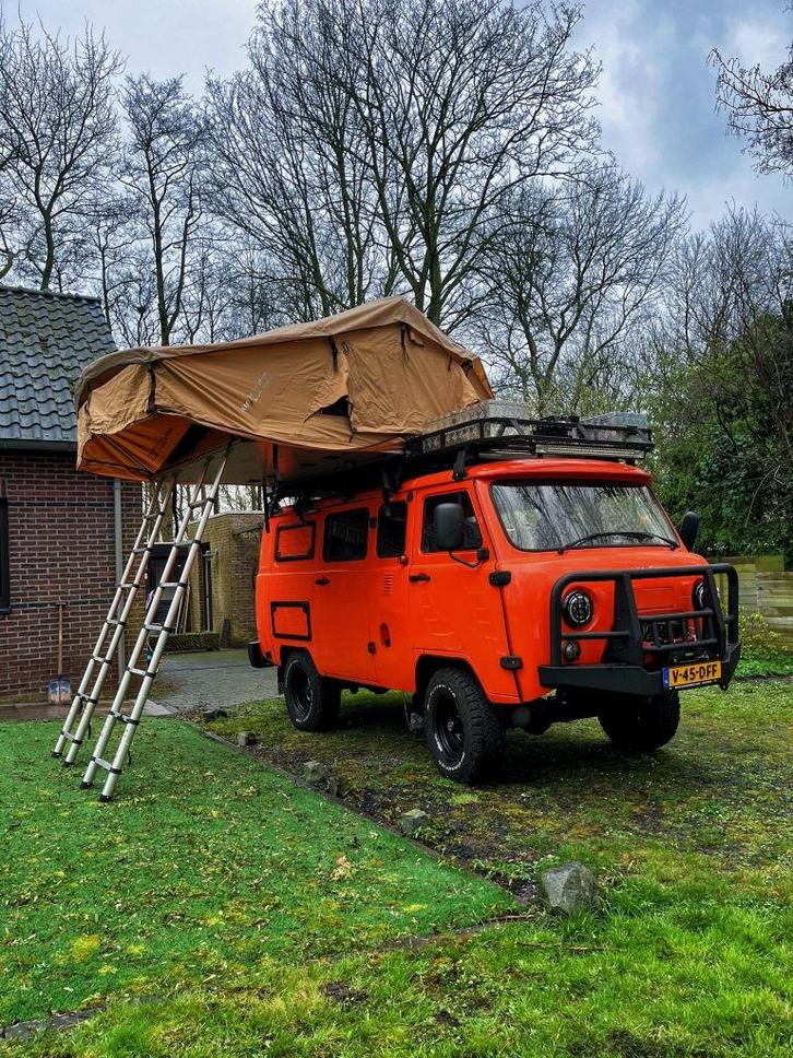 UAZ Bukhanka 3909 , Expedition 4x4 VOLLEDIG OFF GRID !, Auto's, Bestelwagens en Lichte vracht, Bedrijf, 4x4, ABS, Android Auto