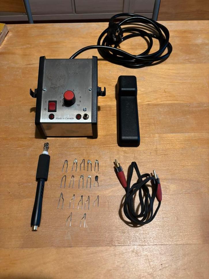 Razortip SK pyrografie machine, Antiek en Kunst, Kunst | Beelden en Houtsnijwerken, Ophalen of Verzenden