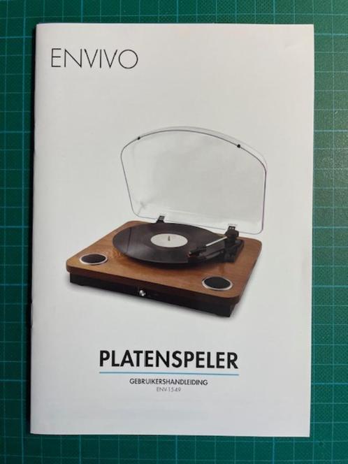 Platenspeler ENVIVO, Audio, Tv en Foto, Platenspelers, Zo goed als nieuw, Platenspeler, Ophalen