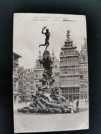 Antwerpen - standbeeld Brabo - Koloniale Jaarmarkt stempel, Gelopen, Antwerpen, 1920 tot 1940, Verzenden