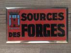 sources des forges Dolhain Limbourg reclame 1930, Ophalen of Verzenden, Gebruikt, Reclamebord