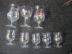 Lot van 8 stuks  Glazen  D'ACHOUFFE, Verzamelen, Ophalen of Verzenden, Zo goed als nieuw, Glas of Glazen, Overige merken