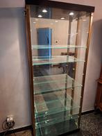 Vitrinekast met spots - tempered glas, Ophalen, Glas