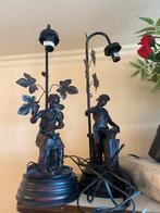 Koppel lampen, Huis en Inrichting, Ophalen of Verzenden, Gebruikt, Metaal, 50 tot 75 cm