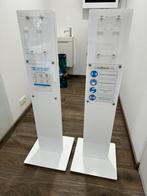 2 Présentoirs de gel hydroalcoolique, Ophalen, Zo goed als nieuw