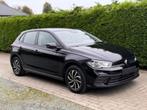 Vw Polo 1.0i 95pk DSG/Navi/Virtual/Carplay, Auto's, Stof, Zwart, Bedrijf, 5 deurs