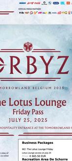 TML vip ticket the Lotus Lounge, Tickets & Billets, Théâtre | Comédie musicale