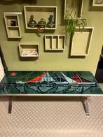 Design retro tafel, Huis en Inrichting, Overige materialen, 25 tot 50 cm, 100 tot 150 cm, Gebruikt