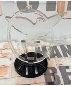 XL vogel acryl trofee rond transparant decoratie modern art, Ophalen of Verzenden