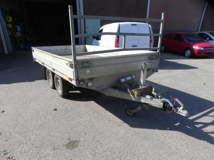 Remorgue Hapart dubbelasser, Autos : Divers, Remorques Pièces, Utilisé, Enlèvement