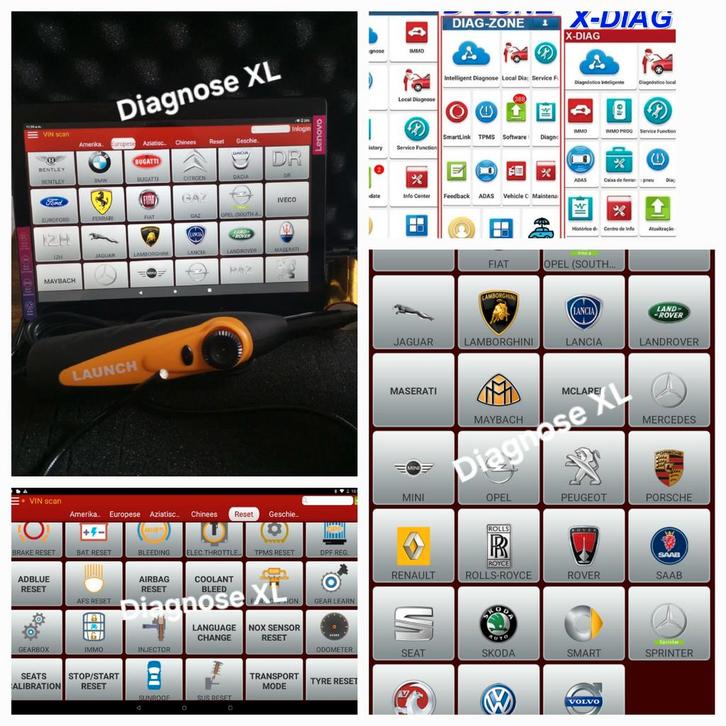Launch X431 Uitleesapparaat diagnose OBD2 Xdiag Diagzone, Auto diversen, Autogereedschap, Nieuw, Ophalen of Verzenden