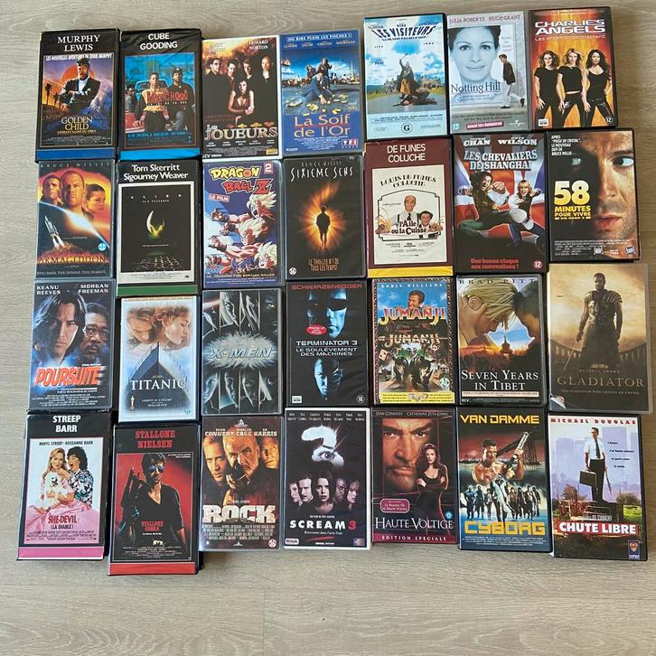 Grote collectie VHS-films 200±, Cd's en Dvd's, VHS | Film, Gebruikt, Horror, Ophalen of Verzenden