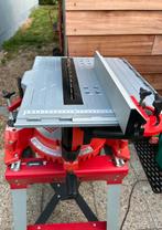 Afkortzaag- tafelzaag gecombineerd met steun, Doe-het-zelf en Bouw, Gereedschap | Zaagmachines, Ophalen, Zo goed als nieuw, Afkortzaag
