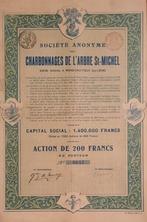Charbonnages de l'arbre de St-Michel - Mons-Crotteux  - 1909, Ophalen of Verzenden