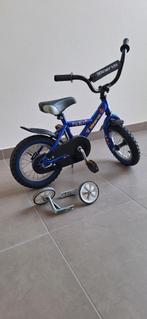 LEUK KINDERFIETSJE, Fietsen en Brommers, Ophalen, Zijwieltjes, Minder dan 16 inch, Minerva