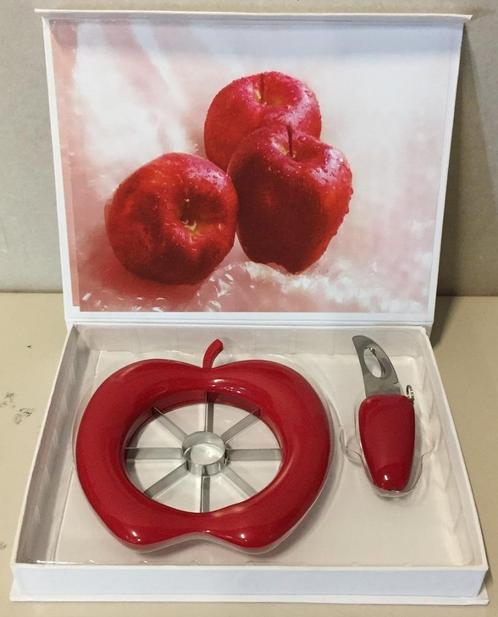 Appel schil/snij set 2dlg. Nieuw in geschenkverpakking, Huis en Inrichting, Keuken | Keukenbenodigdheden, Nieuw, Ophalen of Verzenden