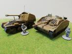 2 Duitse diecast Ww2 pantservoertuigen in schaal 1/43., Hobby en Vrije tijd, Modelbouw | Radiografisch | Overige, Ophalen of Verzenden