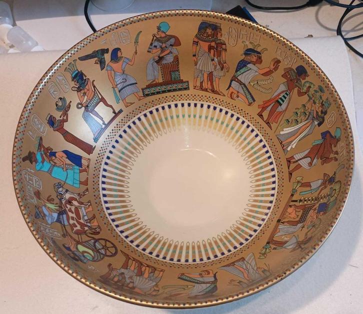 Kaiser Tut Ankh Amon porseleinen beker, Antiek en Kunst, Antiek | Porselein, Ophalen of Verzenden