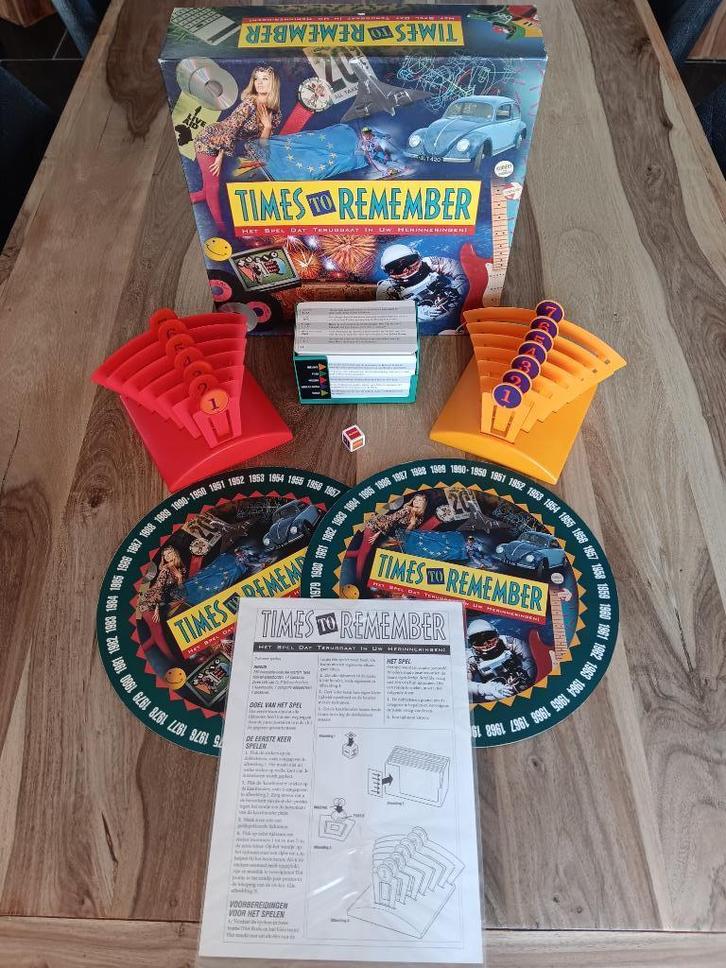 Times to remember, Hobby en Vrije tijd, Gezelschapsspellen | Bordspellen, Zo goed als nieuw, Ophalen of Verzenden