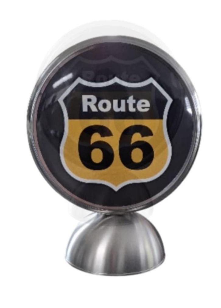 Leuke Route 66 metalen tafel lamp mancave garage lampen, Collections, Marques & Objets publicitaires, Neuf, Table lumineuse ou lampe (néon)