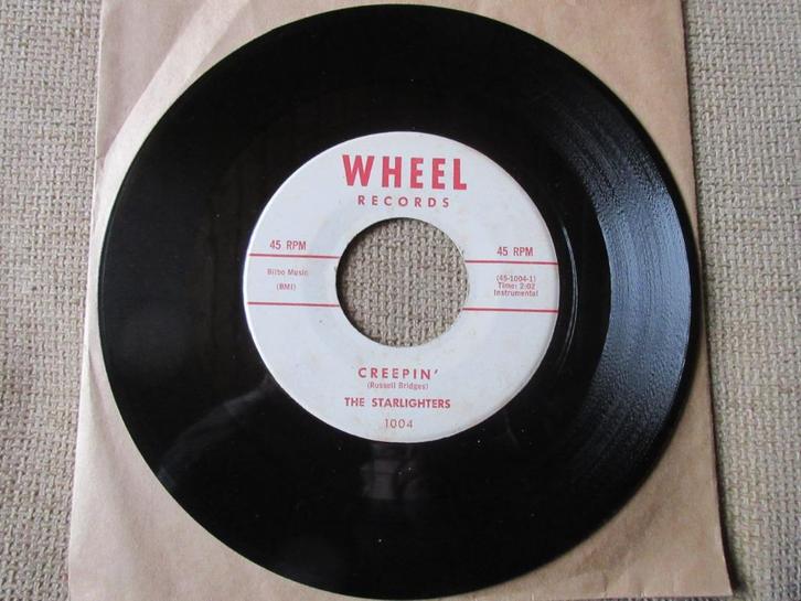 De Starlighters‎ — Creepin'/Hot Licks, Cd's en Dvd's, Vinyl Singles, Gebruikt, Single, Rock en Metal, 7 inch, Ophalen of Verzenden
