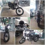 cafe racer hanway raw 50cc mat zwart nieuw, Fietsen en Brommers, Nieuw, Benzine, 50 cc, Hanway