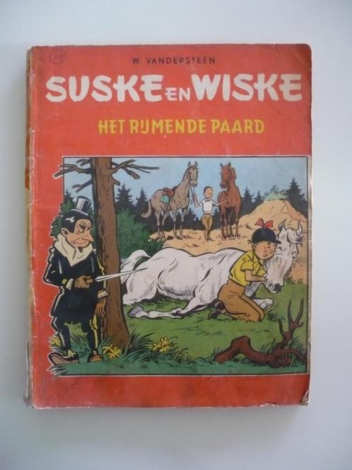 Suske en Wiske 48 het rijmende paard ( eerste druk ) 1963, Livres, BD, Utilisé, Une BD, Enlèvement ou Envoi