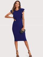 Jurk maat L, Kleding | Dames, Jurken, Ophalen of Verzenden, Nieuw, Maat 42/44 (L), Blauw