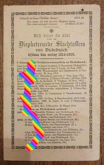 Ieper - Dikkebus 1914-1918 beschikbaar voor biedingen