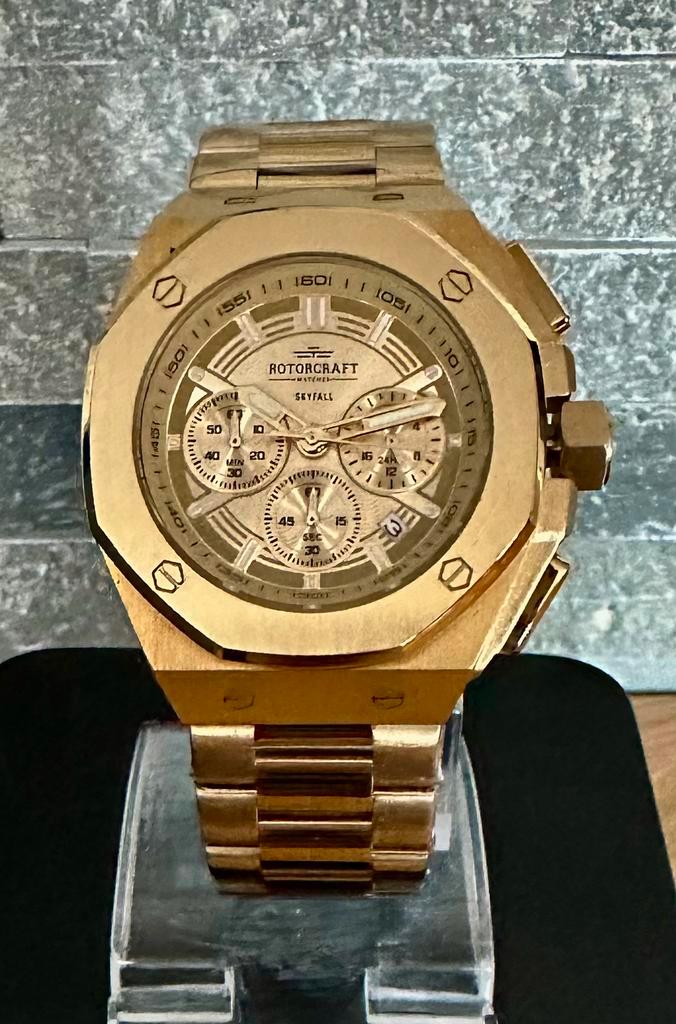 ROTORCRAFT SKYFALL SPORT CHRONO TWV499€! 💯%NIEUW!, Handtassen en Accessoires, Sporthorloges, Nieuw, Ophalen of Verzenden