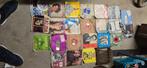 Lot vinyle 45 tours ancien + support, Ophalen, Gebruikt