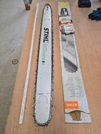 Guide stihl 90 cm avec chaîne, Doe-het-zelf en Bouw, Ophalen, Gebruikt