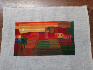 Broderie terminée d'après une peinture de TON SCHULTEN, Enlèvement ou Envoi, Neuf, Broderies à la main, Pièce ou Accessoires
