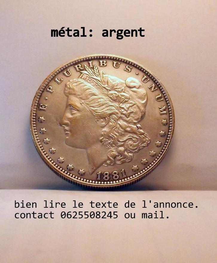 Amerique 4 pieces de monnaie., Postzegels en Munten, Munten | Amerika, Losse munt, Zilver, Ophalen