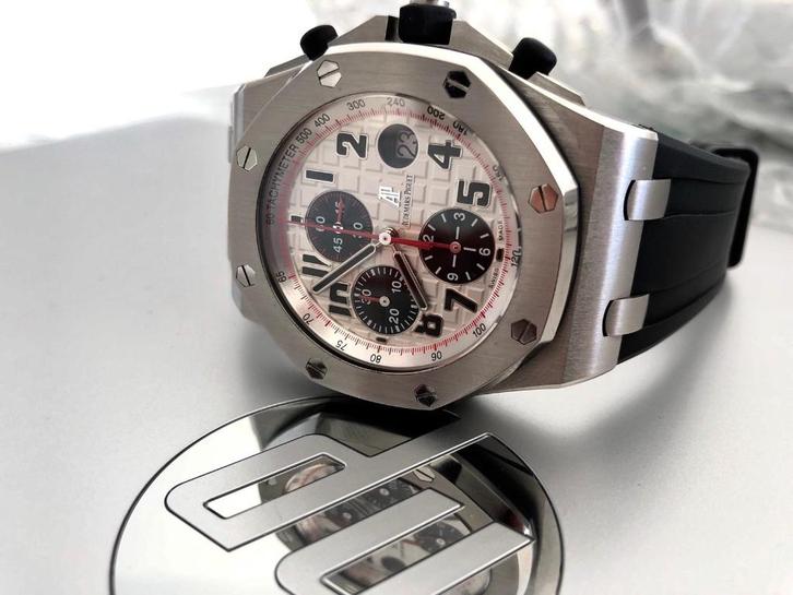audemars piglet Royal Oak offshore compleet incl revisie, Handtassen en Accessoires, Horloges | Heren, Zo goed als nieuw, Polshorloge