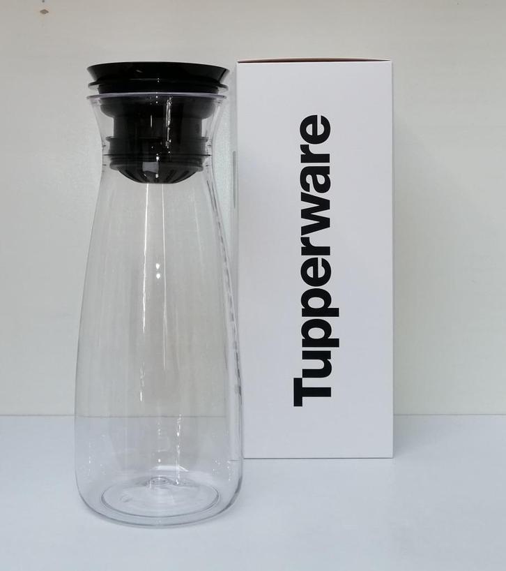 Tupperware™ « Karafe - Hydrolife 360 Clear » zwart, Huis en Inrichting, Keuken | Tupperware, Nieuw, Bak of Kom, Verzenden