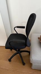 Chaise de bureau ergonomique noire, Huis en Inrichting, Ophalen, Ergonomisch, Zo goed als nieuw, Bureaustoel