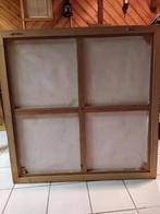 bloemen , tulpen op groot canvas schilderij 1.04 m op 1.04 m, Antiek en Kunst, Ophalen