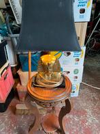 Vintage tafellamp koper werkt perfect, Huis en Inrichting, Ophalen, Gebruikt, Vintage