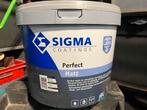 Sigma verf 10L wit perfect mat voor muren&plafond ongeopend, Bricolage & Construction, Neuf, 10 à 15 litres, Enlèvement, Peinture