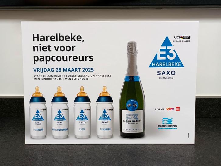 Panneau promotionnel E3 Saxo Classic 2025, Collections, Articles de Sport & Football, Neuf, Envoi