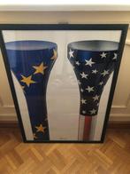 Poster van golf tees, Ophalen, Zo goed als nieuw