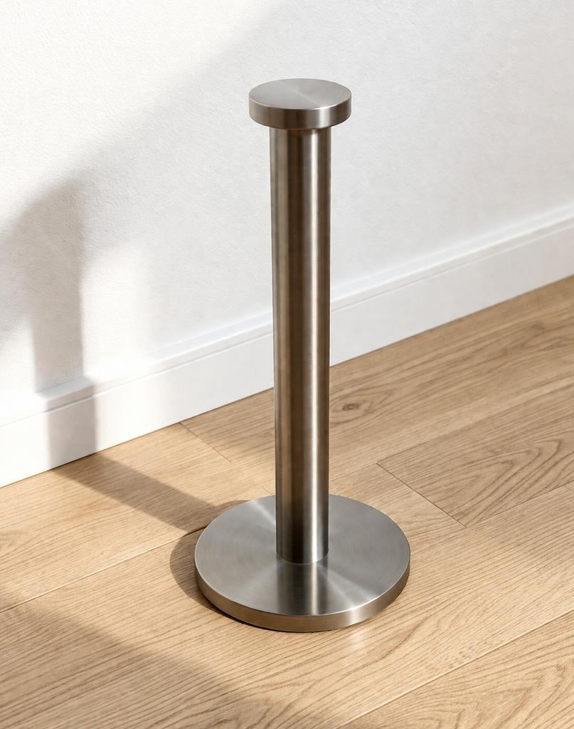 Toiletrolhouder in inox, Ophalen