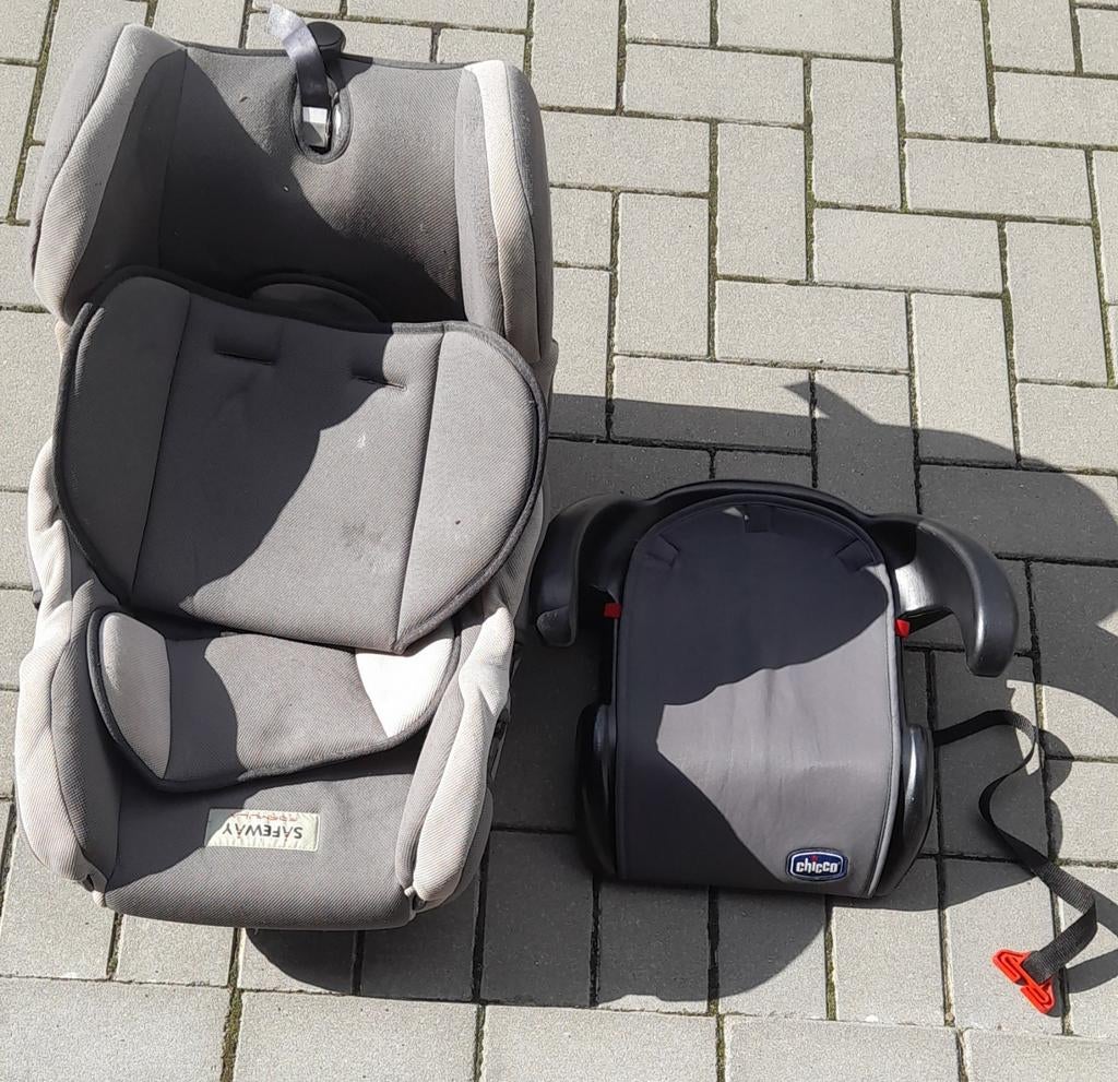 Safeway autostoel + Chicco zitverhoger, Ophalen, Chicco