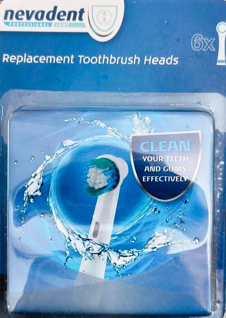 Nevadent Tandenborstelkoppen, Handtassen en Accessoires, Uiterlijk | Mondverzorging, Tandenborstel, Ophalen