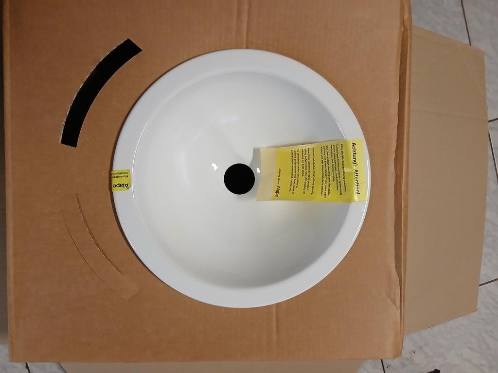 Spoelbak alape, Ophalen