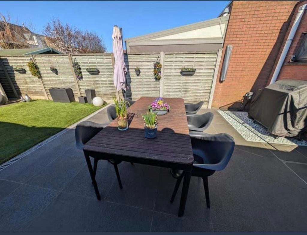 Complete tuinset met wat werk aan, Ophalen