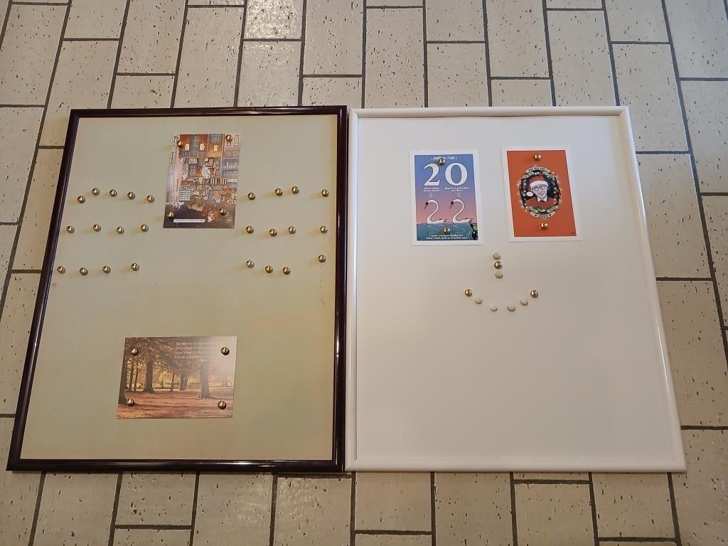 Tableaux magnétiques et nombreux aimants 52x42cm - Au choix, Enlèvement, Tableau magnétique